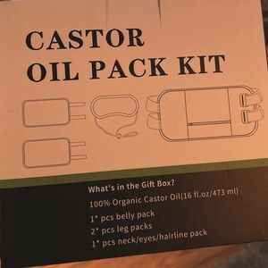 Caster oil detox / toning kit. 
Originally 75$ selling for 20.